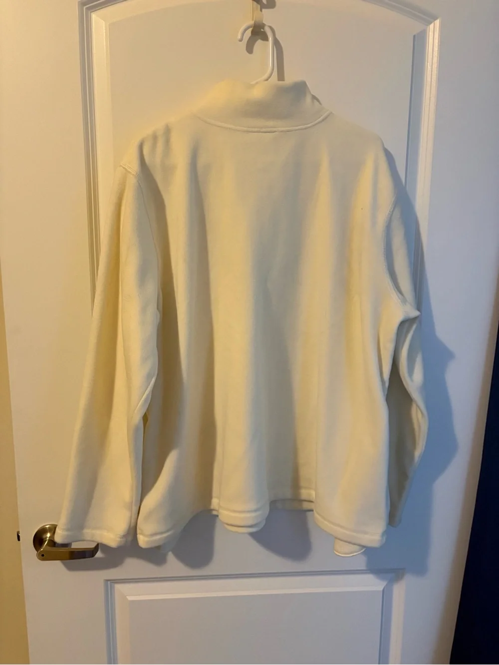 Disney Men's Cream Quarter-Zip Sweater with Eeyore Accent - Picture 4 of 6